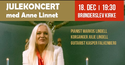 Anne Linnet 18 12 Broenderslev