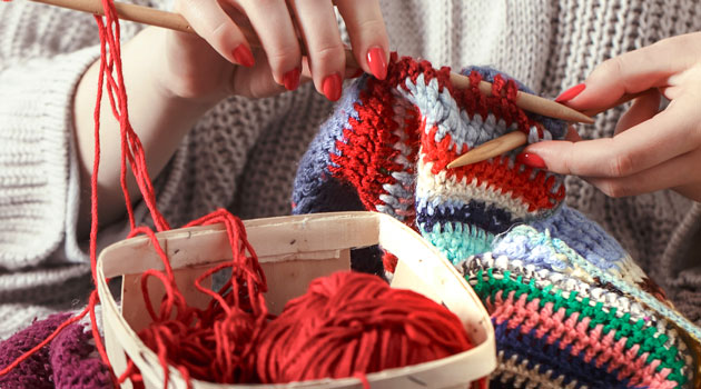 strik og hækling i Aalborg bymidte